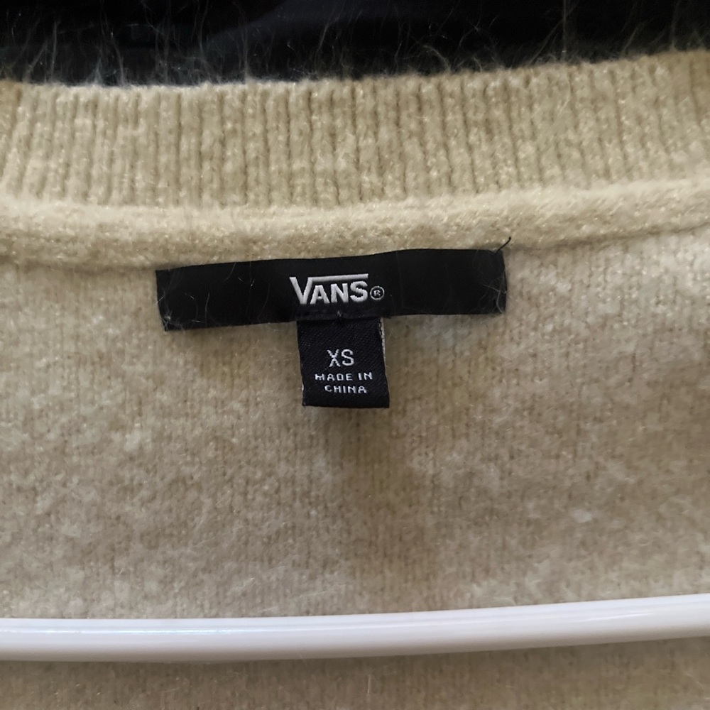 Vans XS Beige Knit Sweater